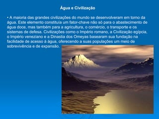 A RelaçãO SimbóLica Homem áGua