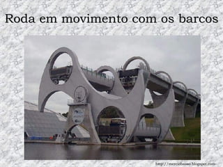 Roda em movimento com os barcos http://merciobasso.blogspot.com 