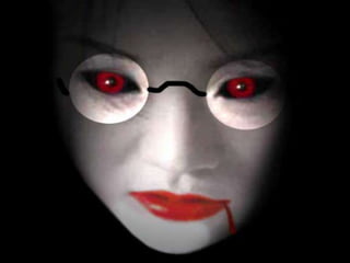 The janitor slowly walked to the door and
peeked through the gap at the bottom of the
door, trying to see the thing that is talking to
her. As she looked through the gap she saw two
bloody eyes staring back at her saying…….
 