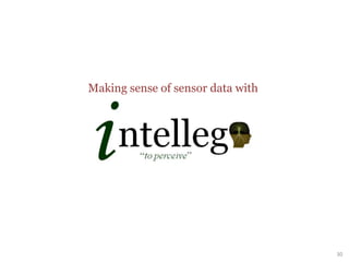 30
Making sense of sensor data with
 