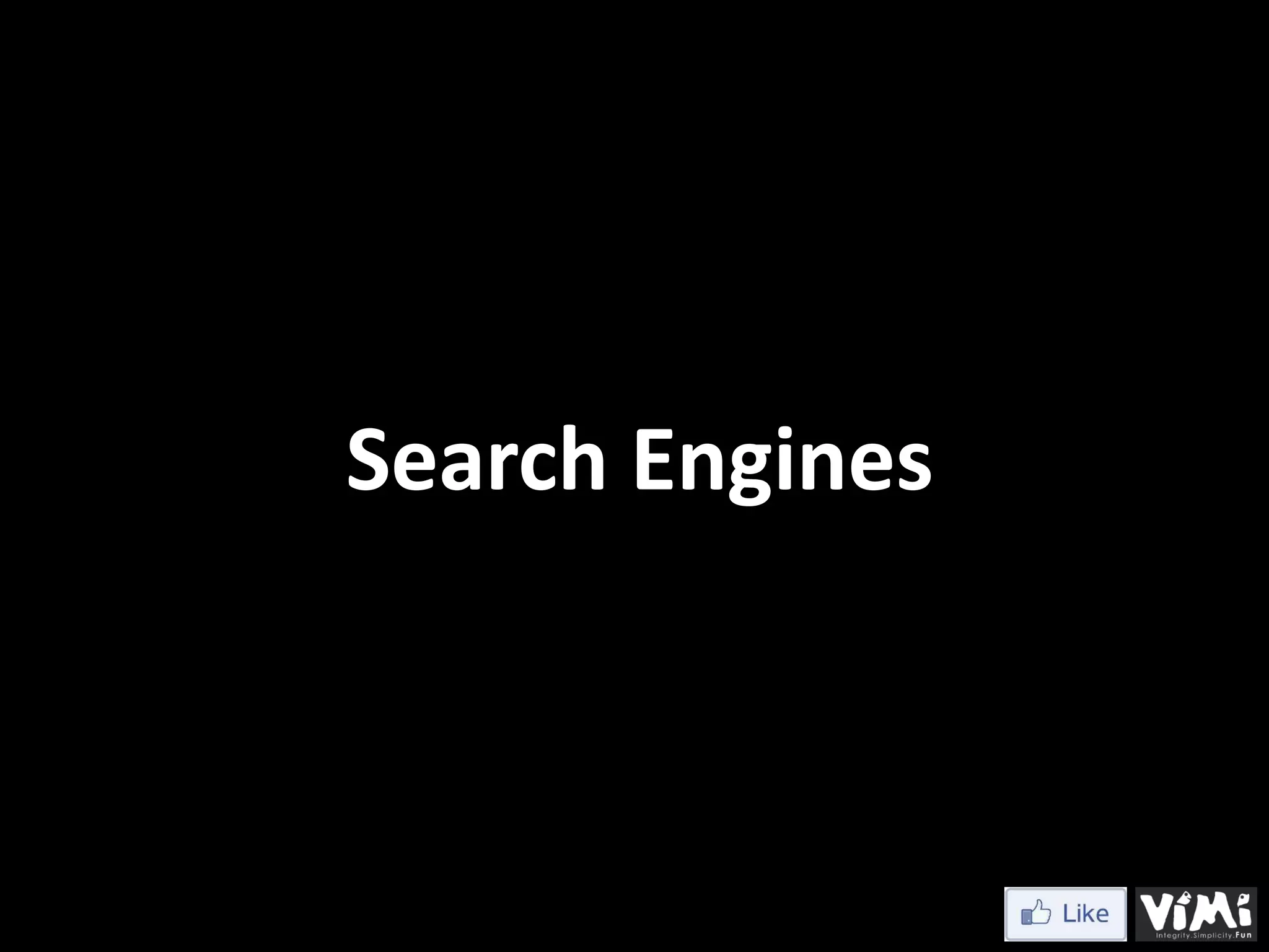 Search Engines 