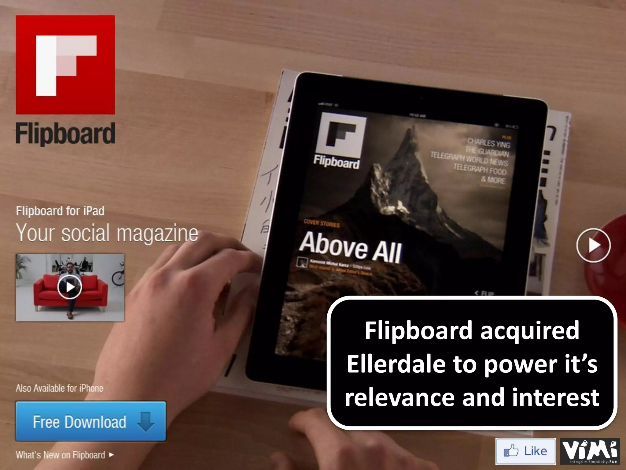 Flipboard acquired Ellerdale to power it’s relevance and interest 