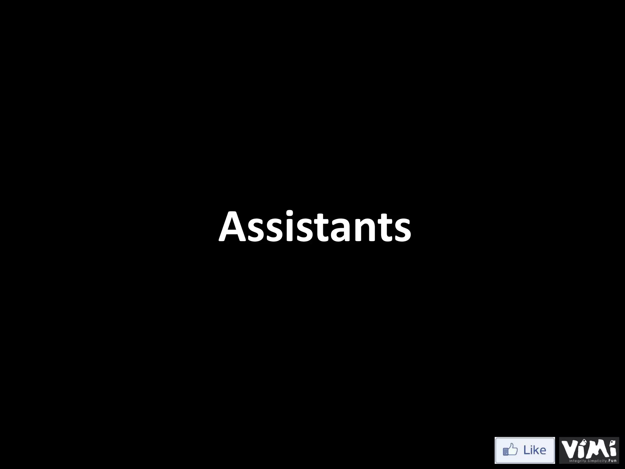 Assistants 