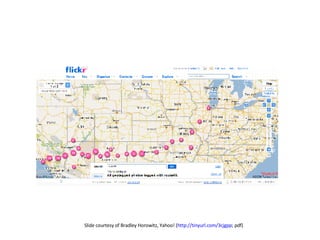 Slide courtesy of Bradley Horowitz, Yahoo! ( http://tinyurl.com/3cjgpp ; pdf) 