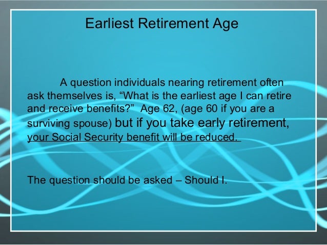 Working after retirement social security