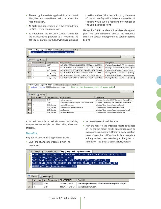 A Standardized Approach to SSIS Migration