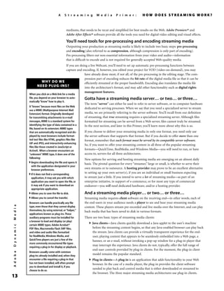 A Streaming Media Primer | PDF