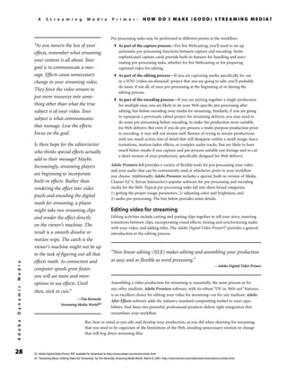 A Streaming Media Primer | PDF