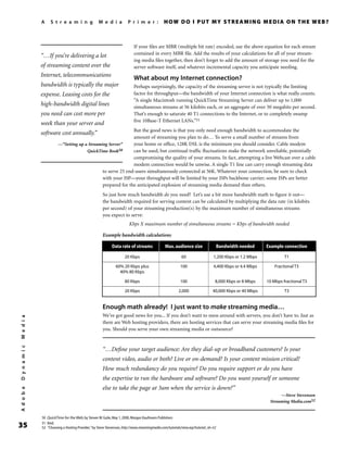 A Streaming Media Primer | PDF