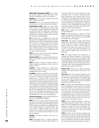 A Streaming Media Primer | PDF