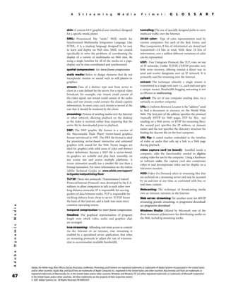 A Streaming Media Primer | PDF