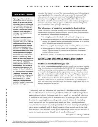 A Streaming Media Primer | PDF
