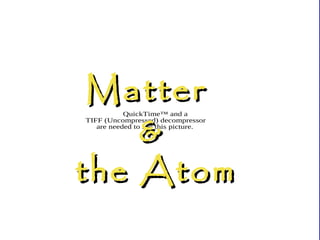 Matter
&
the Atom
QuickTime™ and a
TIFF (Uncompressed) decompressor
are needed to see this picture.

 