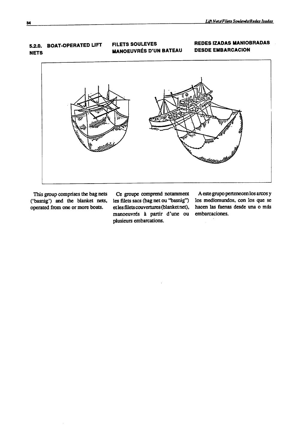 Definition and classification of fishing gear categories