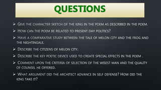 






QUESTIONS
 