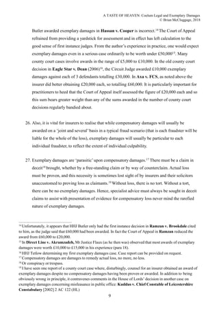 Exemplary Damages Article | PDF