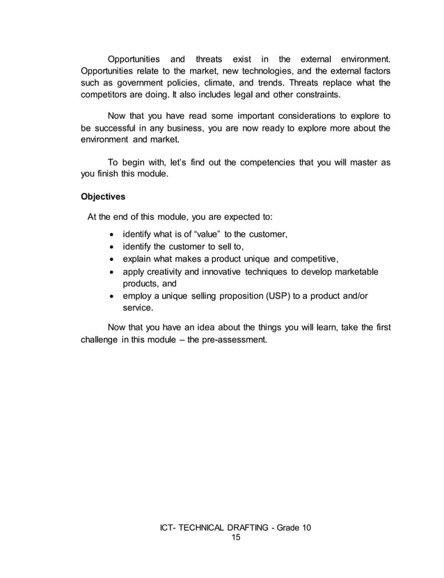 K12 Technical Drafting Learning Module