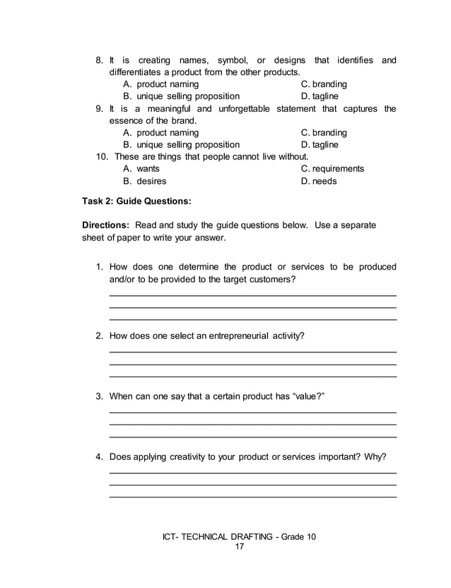 K12 Technical Drafting Learning Module