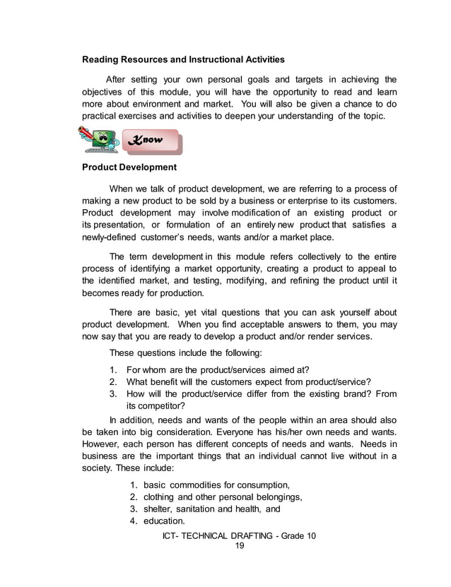 K12 Technical Drafting Learning Module