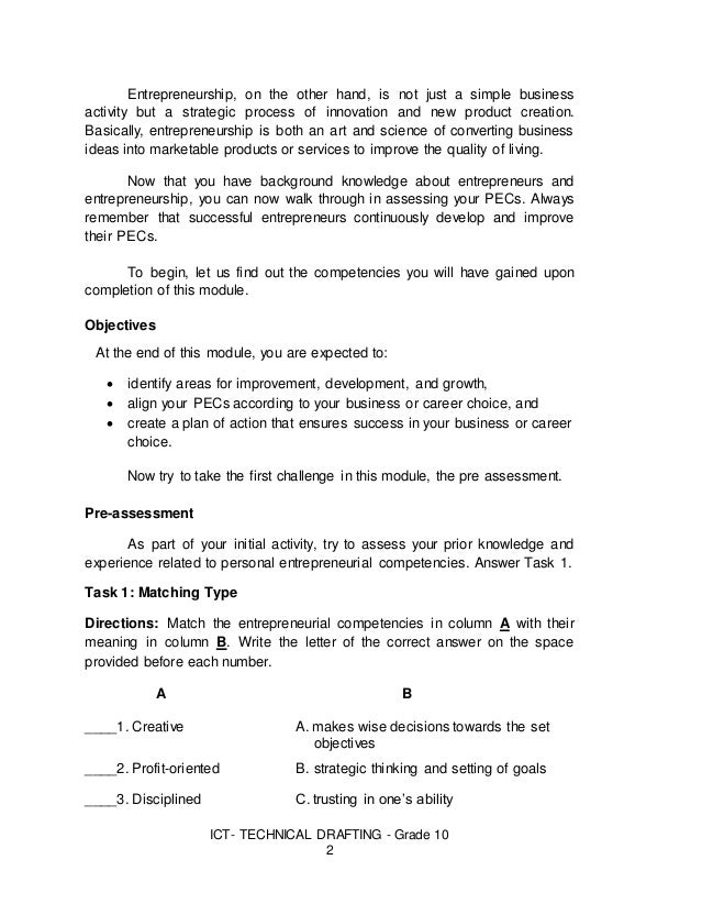 K12 Technical Drafting Learning Module
