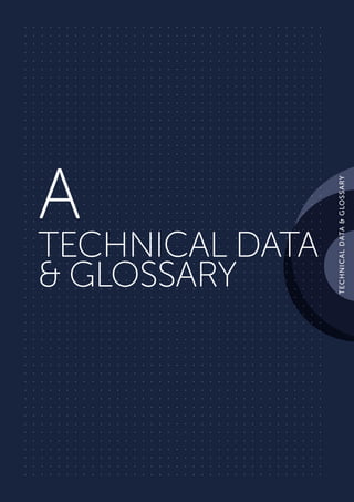 TECHNICALDATA&GLOSSARY
A
TECHNICAL DATA
& GLOSSARY
 