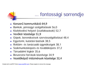 A TerüLeti FejlőDéS HatóTéNyezőInek VáLtozáSa