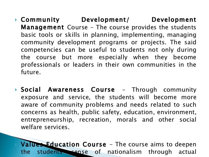 Thesis about national service training program