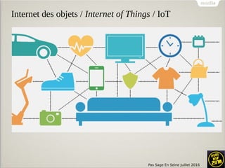 Pas Sage En Seine Juillet 2016
Internet des objets / Internet of Things / IoT
 