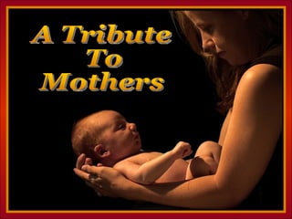 ♫  Turn on your speakers! CLICK TO ADVANCE SLIDES Tommy's Window Slideshow A Tribute To Mothers 