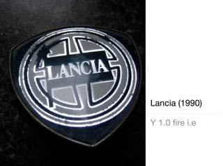 Lancia (1990)

Y 1.0 ﬁre i.e