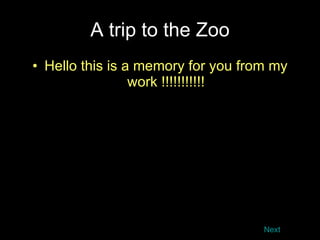 A trip to the Zoo ,[object Object]