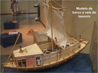 Modelo de
barco a vela do
tesouro
 
