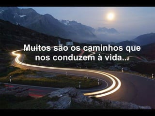 Muitos são os caminhos que nos conduzem à vida... 