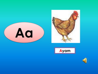 Aa
     Ayam
 