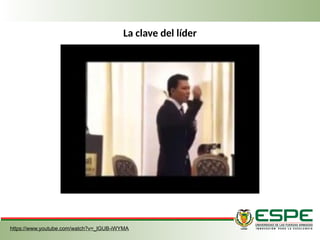 La clave del líder
https://www.youtube.com/watch?v=_lGUB-iWYMA
 