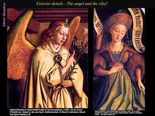 Exterior details - The angel and the sibylGhentAltarpiece
 