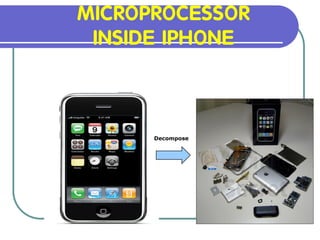 MICROPROCESSOR
 INSIDE IPHONE



      Decompose
 