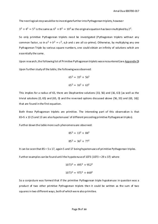 Math extended essay