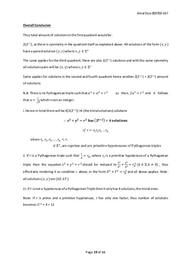 extended essay in mathematics