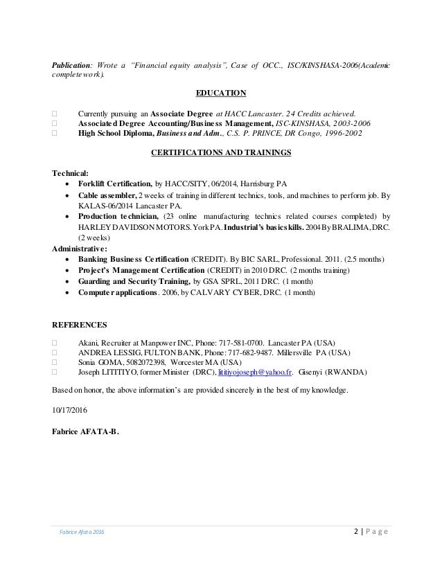cover letter and resume assignment fabrice afata resume cover letter assignment cover letter and resume assignment fabrice afata resume cover letter assignment