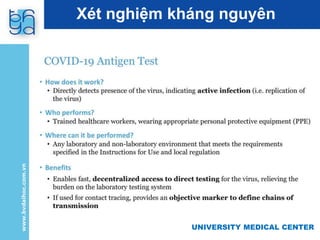 UNIVERSITY MEDICAL CENTER
Xét nghiệm kháng nguyên
 