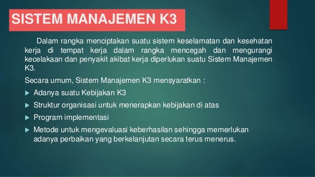 INVESTIGASI K3 TAMBANG