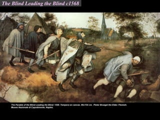 The Blind Leading the Blind c1568
 