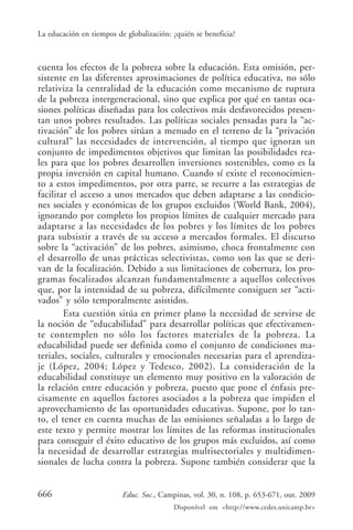 La educación en tiempos de la globalización | PDF