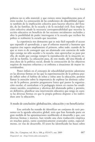 La educación en tiempos de la globalización | PDF