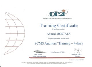 SCMS certificat