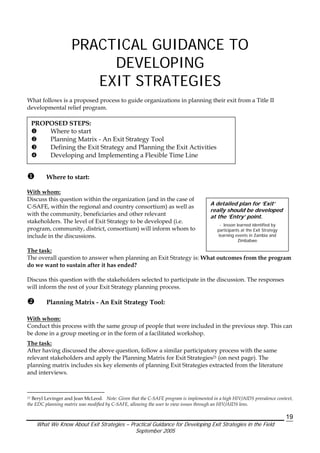 A02C7B78FB2B408B852570AB006EC7BA-What We Know About Exit Strategies ...
