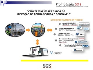 COMO TRATAR ESSES DADOS DE
INSPEÇÃO DE FORMA SEGURA E CONFIÁVEL?
 