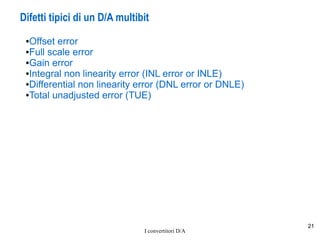 Dnl Error Convertitori Digitale-Analogico | PDF