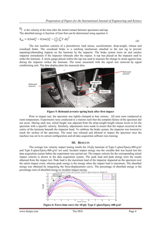 An Experimental Study of Low Velocity Impact (Lvi) On Fibre Glass ...